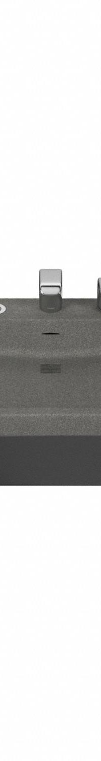 BRADLEY Bathroom Sink: Express, Graphite, Terreon®, Sensor, 85 1/4 in Overall Lg, 0.5 gpm Flow Rate (MPN TLX-3-0021). Key specifications — Series: Express; Includes: Vandal-Resistant Fasteners; Color: Graphite; Brand: BRADLEY; Sink Type: Bathroom; Material: Terreon®; Sink Material: Polymer Resin.