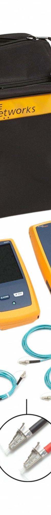FLUKE NETWORKS Optical Loss Test Set: CertiFiber Pro, Quad (SM/MM), 1-Year Fluke Gold Support, LC/SC (MPN CFP2-100-Q/GLD). Key specifications — Product Type: Fiber Optic Cable Testing Kit; Includes: (2) Hand Straps; Manufacturer Part Number: CFP2-100-Q/GLD; Adapters Included: LC; Brand: FLUKE NETWORKS; Testing Functions: Optical Power Loss; _Model Features: 1-Year Fluke Gold Support; _Wavelengths: 850nm, 1300nm, 1310nm, 1550nm.