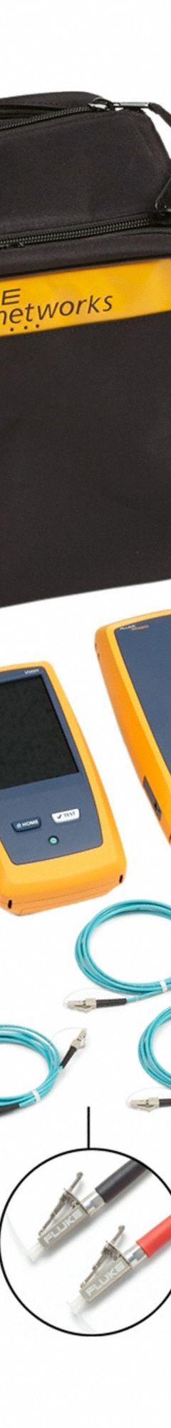 FLUKE NETWORKS Optical Loss Test Set: CertiFiber Pro, Quad (SM/MM), 1-Year Fluke Gold Support, LC/SC (MPN CFP2-100-Q/GLD). Key specifications — Product Type: Fiber Optic Cable Testing Kit; Includes: (2) Hand Straps; Manufacturer Part Number: CFP2-100-Q/GLD; Adapters Included: LC; Brand: FLUKE NETWORKS; Testing Functions: Optical Power Loss; _Model Features: 1-Year Fluke Gold Support; _Wavelengths: 850nm, 1300nm, 1310nm, 1550nm.
