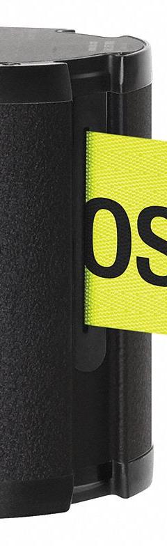 LAVI Retractable Belt Barrier: Magnet, 15 ft Belt Lg, Restricted Access Messaging, Yellow (MPN 50-41300MG/WB/FY/F7). Key specifications — attr981520: Black; attr981527: Black; attr193646: LAVI; attr981511: Yellow.