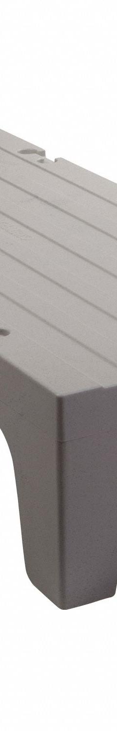 CAMBRO Dunnage Rack: 12 in x 48 in x 21 in, Polypropylene, 3,000 lb Load Capacity, Gray (MPN EADRS48480). Key specifications — Color: Gray; Brand: CAMBRO; Material: Polypropylene; Included: Modular Connector.