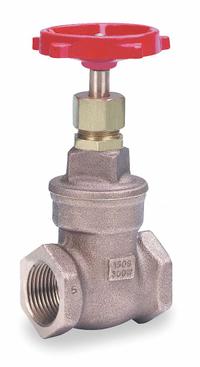 MILWAUKEE VALVE Gate Valve: 2 1/2 in, Bronze, Non-Rising, FNPT x FNPT, 300 psi Max. Pressure (CWP) (MPN 1140 2-1/2). Key specifications — Wedge Material: Bronze; Brand: MILWAUKEE VALVE; Bonnet Material: Bronze.