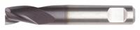 WIDIA HANITA Square End Mill: Carbide, TiAlN Coated, 3 Flute, 5 mm Mill Dia, 8 mm LOC, 38 mm OAL (MPN 423001-000050)