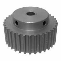 DAYTON Timing Pulley: Curvilinear, Fixed, For HTD Timing Belt Section, For 15 mm Belt Wd, 62 Teeth (MPN 62-5M15M6A12). Key specifications — Brand: DAYTON; Finish: Clear Anodized; For Belt Series: Powerhouse®.