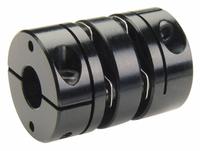 RULAND MANUFACTURING Motion Control Coupling: 5/8 in x 5/8 in Bore Dia, 1 5/8 in OD, Round, Clamp On (MPN DCD26-10-10-A). Key specifications — attr869742: RULAND MANUFACTURING; attr869741: Round; attr869743: Aluminum; attr869746: No; attr869747: Stainless Steel; attr869761: Aluminum; attr869778: 2 with Center Spacer; attr869794: Inch.