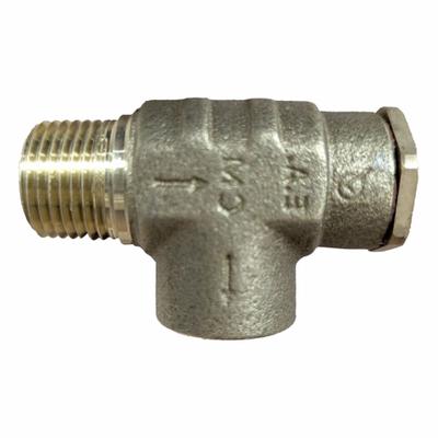 CAMPBELL Nonadjustable Relief Valve: MNPT x FNPT, 3/4 in x 1/2 in, Brass - Non-Code Air, Inert Gas & Liquids Pressure Relief Valves