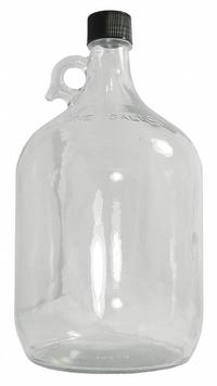 QORPAK Jug: Colorless, Uncoated Bottle, Glass, 3.79 L, 166 mm, Includes Closure, 293 mm Overall Ht (MPN GLC-01425). Key specifications — attr1371258: Yes; attr1371256: Shouldered; attr1371264: QORPAK; attr1371229: Uncoated Bottle.