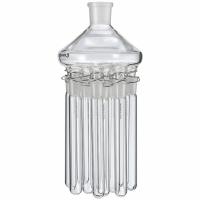 HEIDOLPH Rotary Evaporator Glassware: 20 mL, Colorless, Round, 24/40 Compatible with Stopper Size (MPN 036302610). Key specifications — Shape: Round; Body Color: Colorless; Brand: HEIDOLPH; Compatible with Stopper Size: 24/40.
