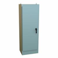 HAMMOND Electrical Enclosure: Steel, 72 in x 25 in x 18 in, NEMA 12/13/3R/4, Solid Cover, Hinged (MPN HN4FS722518). Key specifications — Closure Method: Handle; Brand: HAMMOND; Knockouts: Not Included.