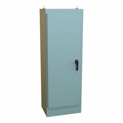 HAMMOND Electrical Enclosure: Steel, 72 in x 25 in x 18 in, NEMA 12/13/3R/4, Solid Cover - Steel Washdown Enclosures