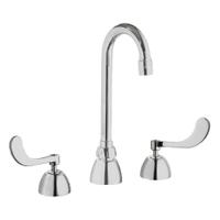 CHICAGO FAUCETS Gooseneck Kitchen/Bathroom Faucet: 786, Cast Brass, Widespread, Deck, 2 Handles (MPN 786-GN1AE3ABCP). Key specifications — Series: 786; Brand: CHICAGO FAUCETS.