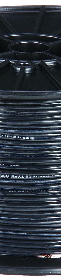 Building Wire: Copper, 16 AWG, 1 Conductors, Stranded, Black, 500 ft Lg, TFFN (MPN 27032201). Key specifications — Voltage: 600 V; Brand: SOUTHWIRE.