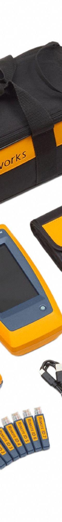 FLUKE NETWORKS Cable Tester Kit: LinkIQ, Technician Kit with IS60 Pro-Tool Kit, IntelliTone Pro (MPN LIQ-KIT-IS60). Key specifications — Communication Protocol: Ethernet; Manufacturer Part Number: LIQ-KIT-IS60; Alert Type: Digital Display; Compatible Cable Type: Twisted Pair; Data Safe Monitor: No; Digital Memory Capacity: 10 GB; Display Screen Type: LCD Touchscreen; Display Type: Digital.