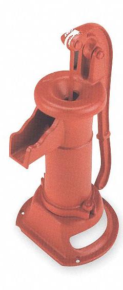CAMPBELL Pitcher Pump: Cast Iron, 17 1/2 in Overall Ht, 1 1/4 in Inlet Dia., 3 in Discharge Dia. (MPN PP2). Key specifications — Brand: CAMPBELL; Body Material: Cast Iron.