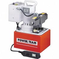 POWER TEAM Electric Pump: 10,000 psi Max. Op Pressure, 704 cu in/min Max. Flow Rate, 115V AC, PE554S. Key specifications — attr941810: PE554S; attr941817: 4-Way; attr941814: Advance.