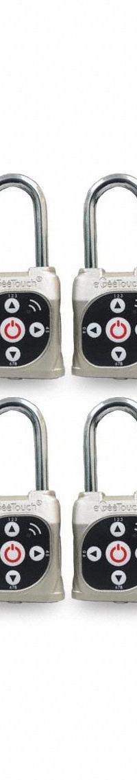 EGEETOUCH Bluetooth Padlock: Silver, Zinc Die-Cast, Stainless Steel Shackle (MPN 5-05305-94-12). Key specifications — attr1351169: Bluetooth; attr1314123: EGEETOUCH.