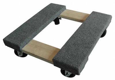 APPROVED VENDOR General Purpose Dolly: 1,000 lb, Brown, 16 in L x 16 in W x 5 in H Deck - General Purpose Dollies