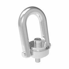 JERGENS Hoist Ring: Pivot/Swivel, Black Oxide-Coated Steel, 3/4"-10, Max. 5,000 lb, Pulling (MPN 23417-SS). Key specifications — Brand: JERGENS; Thread Size: 3/4"-10; Operation: Pulling.