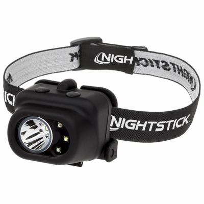 NIGHTSTICK Headlamp: 210 lm Max. Brightness, 25 hr Max Run Time, 93 m Max Beam - Headlamps