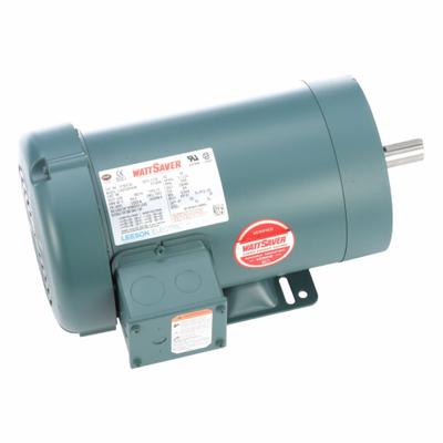 LEESON General Purpose Motor: Rigid Base Mount, Totally Enclosed Fan Cooled, 3 hp - Rigid Base 3-Phase General Purpose AC Motors