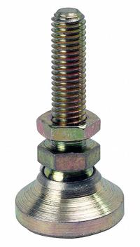 Leveling Feet: 20 Series/25 Series/30 Series/40 Series/45 Series, Steel, 26 mm x 25.4 mm x 80.5 mm (MPN 65-2212). Key specifications — Includes Fasteners: Yes; Mounting Type: Drop-In; System of Measurement: Metric; Finish: Zinc-Plated; Brand: 80/20; Material: Steel; Product Type: Deluxe Leveling Foot; Adjustable: Yes.