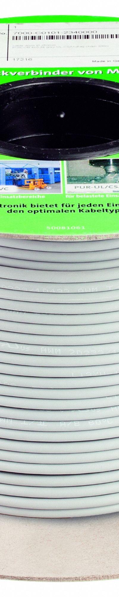 MURRELEKTRONIK Control Cable: 22 AWG Conductor Size - Control Cables