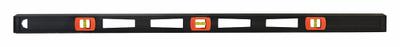 JOHNSON LEVEL I-Beam Level: Level & Plumb, I-Beam, 48 in Overall Lg, Top & Side Read - Standard I-Beam Levels