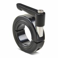 RULAND MANUFACTURING Quick Clamping Shaft Collar: 2 1/2 in Bore Dia, Round, 1215, Carbon Steel (MPN LV-MCL-40E-F). Key specifications — attr921855: Black; attr921844: Black Oxide; attr921839: RULAND MANUFACTURING.