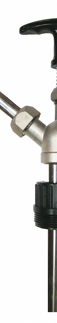 ACTION PUMP Hand Pump: Piston Action, Pump with Spout, 316 Stainless Steel Housing, 22 oz per stroke (MPN THPS316). Key specifications — Brand: ACTION PUMP; Housing Material: 316 Stainless Steel; Maximum Flow Rate: 22 oz per stroke; Suction Tube Material: 316 SS; Seal Material: PTFE.