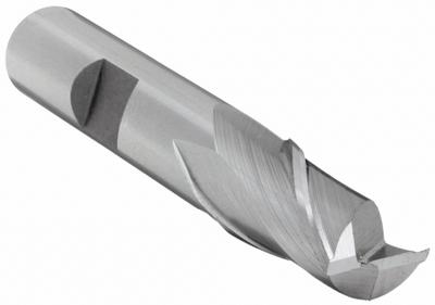 OSG Square End Mill: Cobalt, 2 Flute, 11.5 mm Mill Dia, 20.63 mm LOC - General Purpose Cobalt Square End Mills