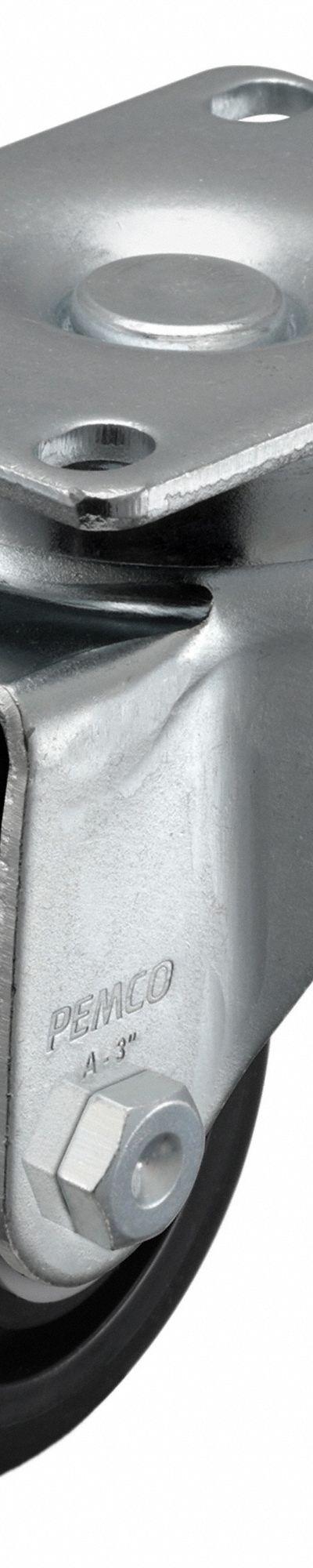 PEMCO Plate Caster: Swivel - Light-Duty Plate Casters