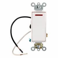 LEVITON Wall Switch: Rocker Switch, 3-Way, Maintained, White, 120V AC, 20 A (MPN 5638-2W). Key specifications — Illuminated: No.
