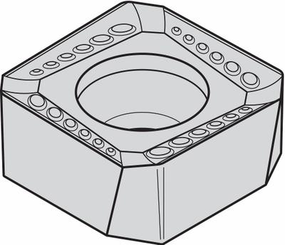 WIDIA Square Milling Insert: SNMT1505AZR31 (MPN 2020701) - Square (S) Indexable Milling Inserts