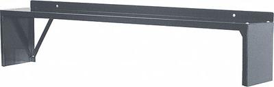 HALLOWELL Riser: 60 in Overall Wd, 10 in Overall Dp, Black, Steel, Includes Mounting Hardware - Risers for Workbenches
