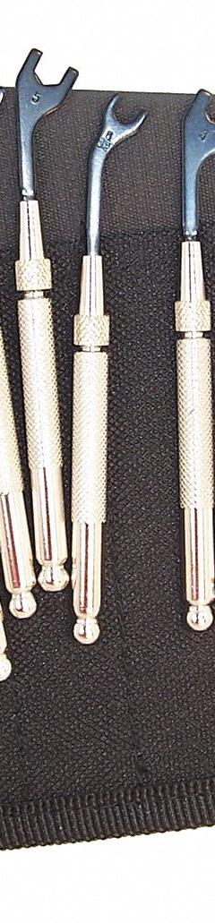 MOODY TOOL Open End Wrench Set: Alloy Steel, Steel Plated, 16 Tools, 30° Opening Angle (Deg.) (MPN 57-0122). Key specifications — attr309745: No; attr309746: Canvas Pouch; attr309754: Steel Plated; attr309753: Alloy Steel; attr324938: MOODY TOOL.
