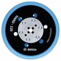 BOSCH Hard Multi-Hole Sanding Pad: 5 in Wd, Round, Hook and Loop, Hard, For GET65-5, Rubber (MPN RSM5046). Key specifications — attr667743: Disc Backup Pad; attr667724: Round; attr667738: Multi-Hole; attr667733: Rubber; attr667729: GET65-5; attr667721: RSM5046; attr667725: BOSCH.