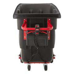 RUBBERMAID COMMERCIAL PRODUCTS Tilt Truck: 13.5 cu ft, 850 lb, 57 1/4 in L x 29 1/4 in W x 38 in H (MPN 2173519). Key specifications — Color: Black; Brand: RUBBERMAID COMMERCIAL PRODUCTS; Caster/Wheel Configuration: (2) Axle-Mounted.