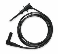 POMONA Test Leads: CAT II 300V, Mini Hook Clip, Right Shrouded Plug, 4 ft Lg, 18 AWG Wire Size (MPN 6244-48-0). Key specifications — Brand: POMONA.