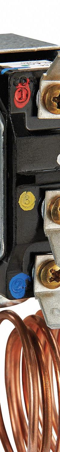 Pressure Cut-Out Control: High or Low Limit, Auto Reset, 7 psi to 250 psi, 30 psi, Open on Fall (MPN P20EB-1C). Key specifications — Brand: JOHNSON CONTROLS; Manufacturer Part Number: P20EB-1C; Contact Form: SPDT; Rated Voltage: 208/240V AC; Switch Action: Open on Fall.