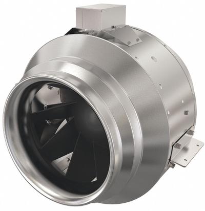 FANTECH In-Line Duct Fan: 2,952 cfm Max., 16 in Duct, 678 W, 120V AC, 1 Ph, IP54 - General Purpose Inline Duct Fans