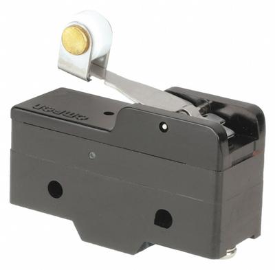 OMRON Snap Action Switch: Hinge Roller Lever Actuator, SPDT - Roller-Lever Snap-Action Switches