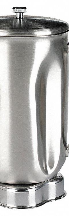 WARING COMMERCIAL Container: Container, Stainless Steel, Lid (MPN SS115). Key specifications — Brand: WARING COMMERCIAL; Includes: Lid; Material: Stainless Steel; Product Type: Container.