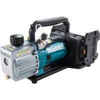 MAKITA Refrigerant Evacuation Pumps: 4 cfm, 22.5 micron Ultimate Vacuum, 18V DC, NPT (MPN DVP181ZK). Key specifications — Brand: MAKITA; Number of Stages: Two-Stage; Product Type: Vacuum Pump.