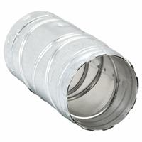Gas Vent Elbow: 5 in Duct, 9 1/4 in Lg, Steel, Category I, Galvanized Steel (MPN 5EAL). Key specifications — Finish: Galvanized; Brand: AMERI-VENT; Product Type: Gas Vent Pipe; Material: Steel; Connection Type: Snap Lock; Vent Material: Outer Galvanized Steel w/ Inner Aluminum Liner.