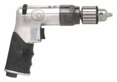 CHICAGO PNEUMATIC Air-Powered Drill: 3/8 in Chuck, Light Duty, 2,600 RPM, 0.5 hp, Keyless (MPN CP789R-26). Key specifications — attr1320790: CHICAGO PNEUMATIC.