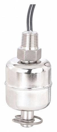 MADISON Alternator Closed Liquid Level Switch: Selectable, SPST, Stainless Steel (MPN M5000). Key specifications — attr211334: MADISON; attr1023755: Lead Wires; attr1023760: Vertical; attr1027626: 0.91.