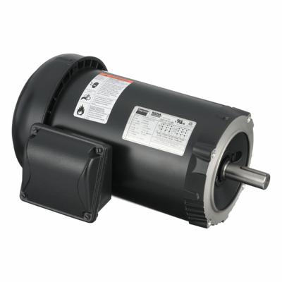Dayton General Purpose Motor: C-Face Mount, Totally Enclosed Fan Cooled, 2 hp - C-Face 3-Phase General Purpose AC Motors