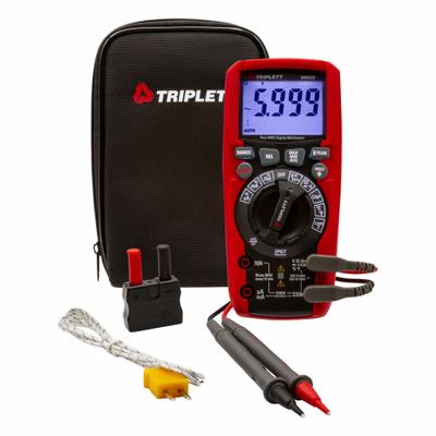 TRIPLETT Digital Multimeter: TRMS, CAT IV 600V, 1,000 V Max AC Volt Measurement - Advanced Feature Multimeters