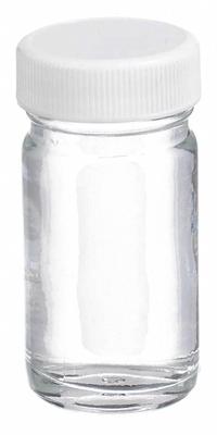 WHEATON Laboratory Bottle: 30 mL, 33-400 mm, Colorless, 48 Bottles, 34 mm Body Dia, Soda Lime Glass (MPN W217000). Key specifications — Brand: WHEATON; Graduated: No; Pre-Cleaned: None; Body Color: Colorless; Screw Closure Size: 33-400 mm.
