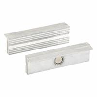 WESTWARD Magnetic Jaw Cap: Aluminum, For 4 in Vise Jaw Wd, 4 in Jaw Cap Wd, Any Vise Type (MPN 10D764). Key specifications — attr798025: Any Vise Type; attr663946: WESTWARD; attr923123: Aluminum.